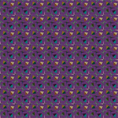 Geometrik şekilli kusursuz desen vektör çizimi