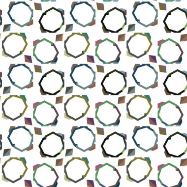 soyut geometrik dikişsiz arkaplan, vektör illüstrasyonu 