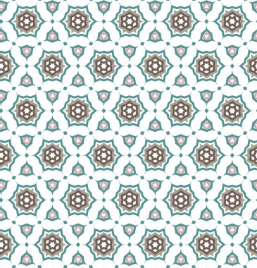 Kusursuz desenli dekoratif dekoratif şablon