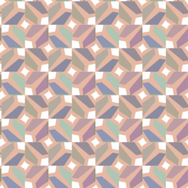 Geometrik dikişsiz desenlerin vektör çizimi, soyut duvar kağıdı arkaplanı 