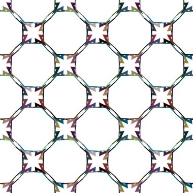 soyut geometrik dikişsiz konuşma, vektör illüstrasyonu