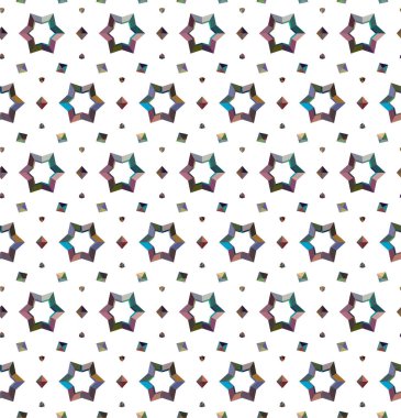 Geometrik dikişsiz desenlerin vektör çizimi, soyut duvar kağıdı arkaplanı