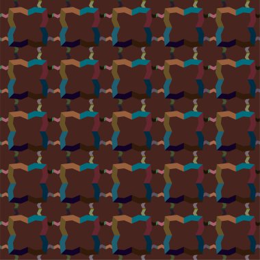 soyut geometrik dikişsiz desen, vektör illüstrasyonu