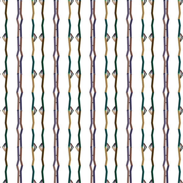 Nahtlose Muster Mit Geometrischen Formen Vektorillustration — Stockvektor