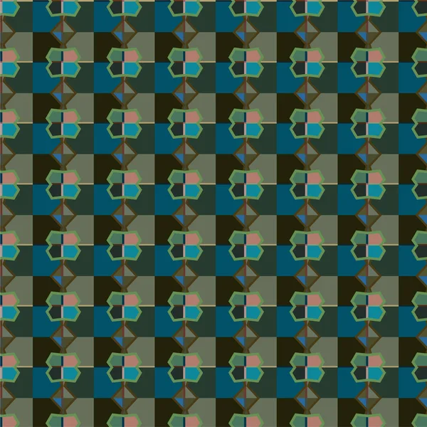 Vektor Illustration Geometriska Sömlösa Mönster Abstrakt Tapet Bakgrund — Stock vektor