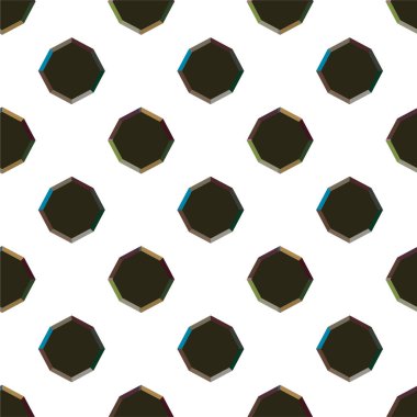 soyut geometrik dikişsiz arkaplan, vektör illüstrasyonu 