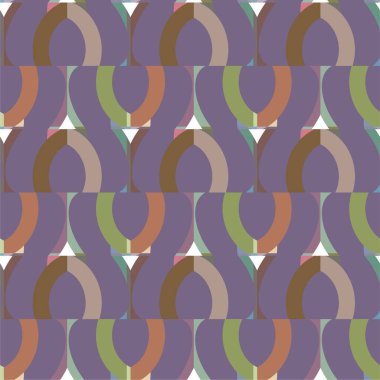 Geometrik dikişsiz desenlerin vektör çizimi, soyut duvar kağıdı arkaplanı 