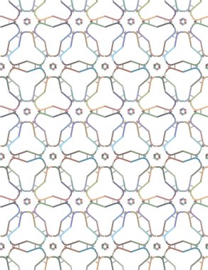 Geometrik dikişsiz desenlerin vektör çizimi, soyut duvar kağıdı arkaplanı 