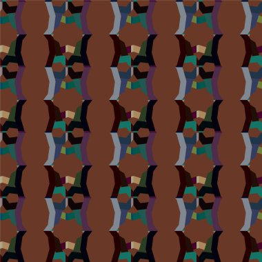 Soyut geometrik süslemesiz desen. tasarım arkaplanı, vektör illüstrasyonu