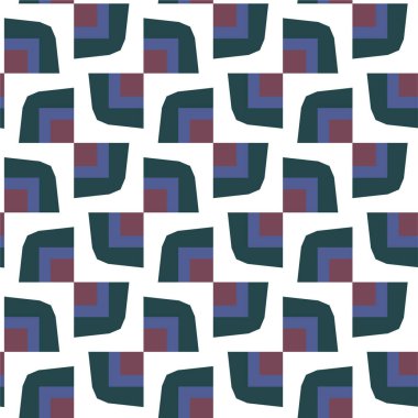 Kusursuz desenli duvar kağıdı arkaplanı, soyut geometrik vektör şablonu