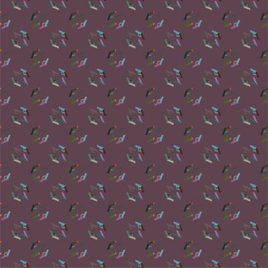 Geometrik şekilli kusursuz desen vektör çizimi