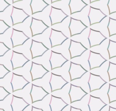 Geometrik şekilli kusursuz desen vektör çizimi
