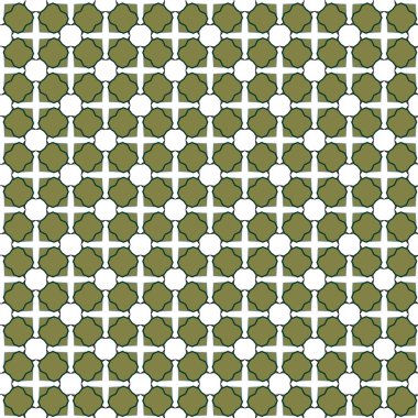 Geometrik şekilli kusursuz desen vektör çizimi