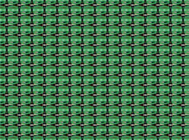 Kusursuz desenli dekoratif dekoratif şablon 