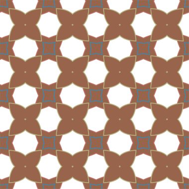 Geometrik dikişsiz desenlerin vektör çizimi, soyut duvar kağıdı arkaplanı