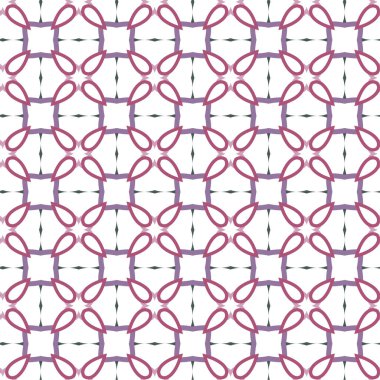 Geometrik şekilli kusursuz desen vektör çizimi