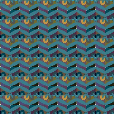 Geometrik dikişsiz desenlerin vektör çizimi, soyut duvar kağıdı arkaplanı 