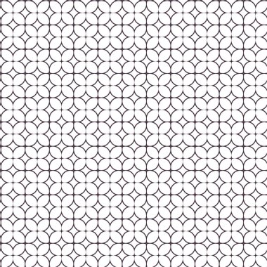 Geometrik şekilli kusursuz desen vektör çizimi