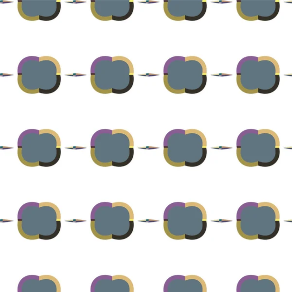 Векторная Иллюстрация Геометрического Бесшовного Рисунка Абстрактного Фона Обоев — стоковый вектор