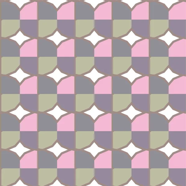Abstraktní Textura Pozadí Geometrickém Ornamentálním Stylu Vektorový Bezproblémový Design — Stockový vektor