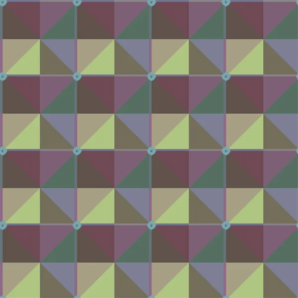 Geometrischer Vektorhintergrund Mit Nahtlosem Muster — Stockvektor