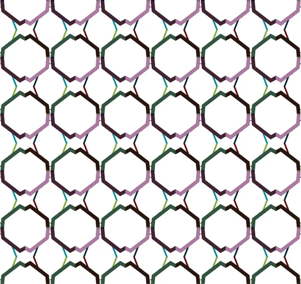 Resumo Fundo Sem Costura Geométrica Ilustração Vetorial —  Vetores de Stock