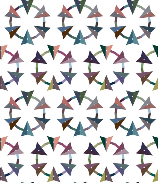 Vektor Geometrische Nahtlose Muster Abstrakte Tapete Hintergrund — Stockvektor