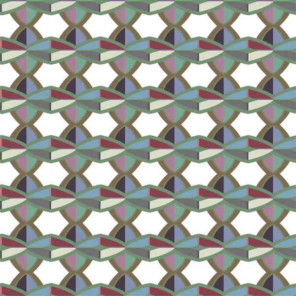 Abstract Geometrische Naadloze Achtergrond Vectorillustratie — Stockvector