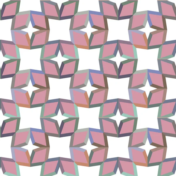抽象的な幾何学的なシームレスな背景ベクトル図 — ストックベクタ