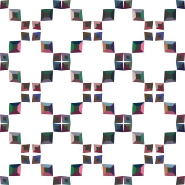 dekoratif vektör geometrik dikişsiz desen, duvar kağıdı arkaplan 