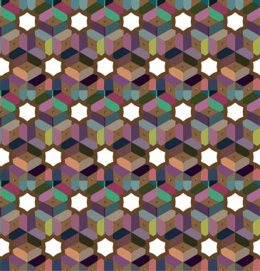 soyut geometrik dikişsiz arkaplan, vektör illüstrasyonu 