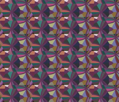 Geometrik dikişsiz desenlerin vektör çizimi, soyut duvar kağıdı arkaplanı