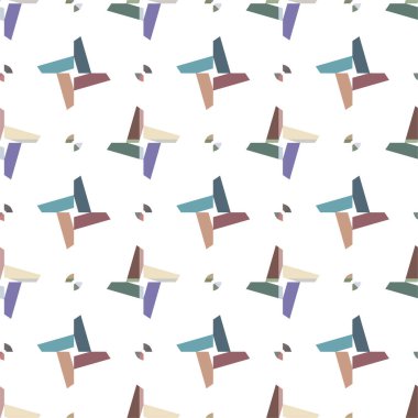 soyut geometrik dikişsiz arkaplan, vektör illüstrasyonu 