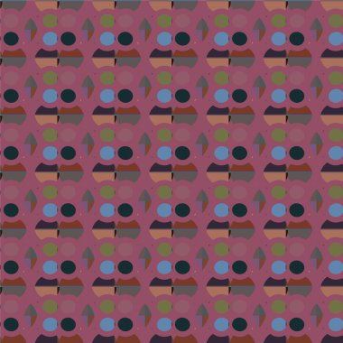 Kusursuz desenli dekoratif dekoratif şablon