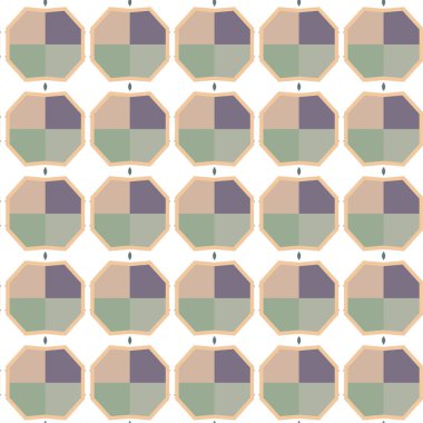 soyut geometrik dikişsiz desen, vektör illüstrasyonu