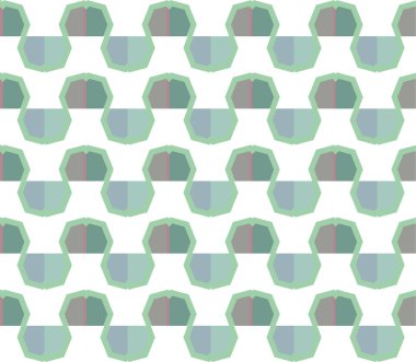 soyut geometrik dikişsiz arkaplan, vektör illüstrasyonu 