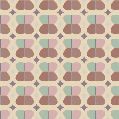 Geometrik dikişsiz desenlerin vektör çizimi, soyut duvar kağıdı arkaplanı