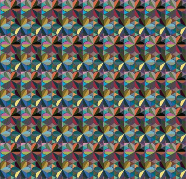 soyut geometrik dikişsiz arkaplan, vektör illüstrasyonu 
