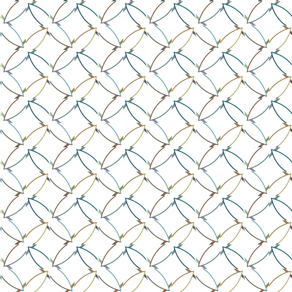 Abstrakte Geometrische Nahtlose Muster Vektorillustration — Stockvektor