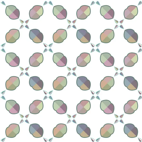 Resumo Fundo Sem Costura Geométrica Ilustração Vetorial — Vetor de Stock