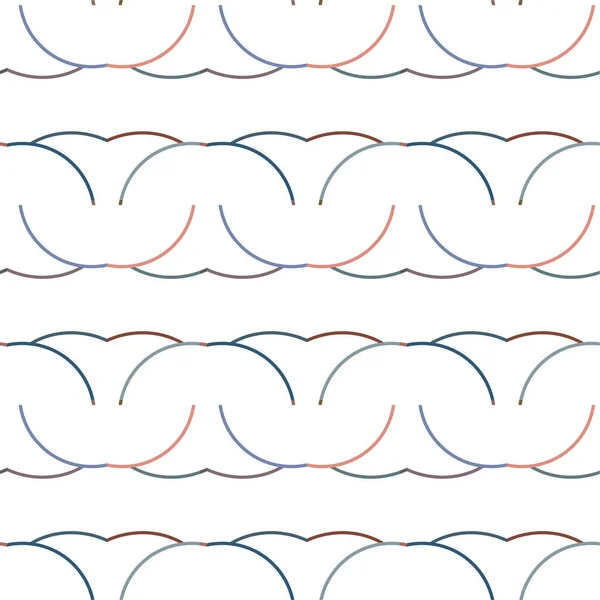 幾何学的なシームレスなパターンのベクトル図抽象的な壁紙の背景 — ストックベクタ