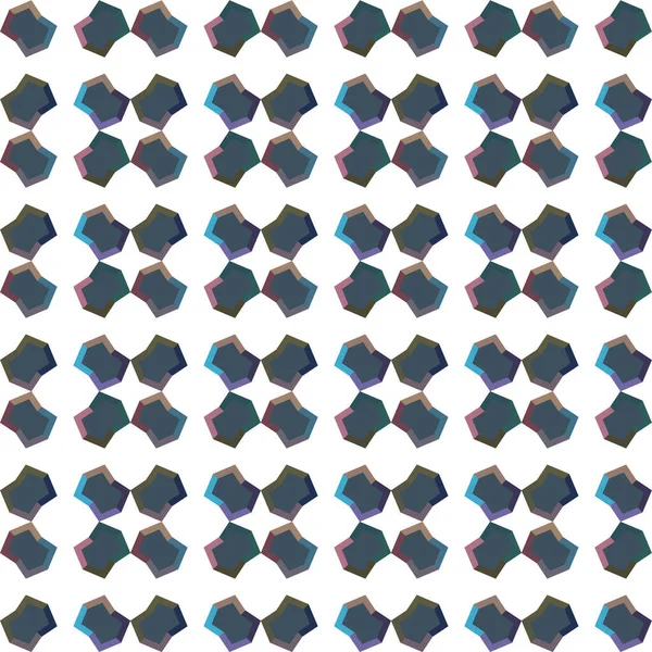 Векторна Ілюстрація Геометричного Безшовного Візерунка Абстрактний Фон Шпалер — стоковий вектор