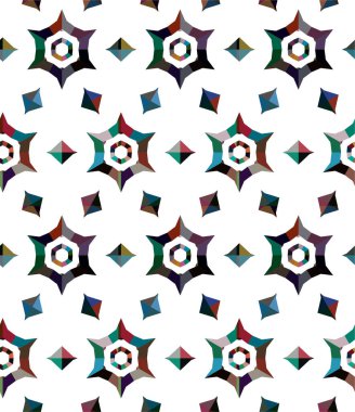 soyut geometrik dikişsiz arkaplan, vektör illüstrasyonu 