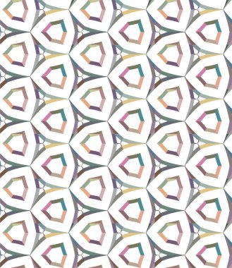 soyut geometrik dikişsiz arkaplan, vektör illüstrasyonu 