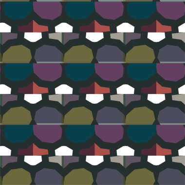 Kusursuz desenli dekoratif dekoratif şablon 