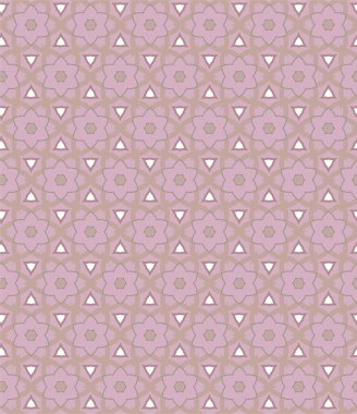 Geometrik şekilli kusursuz desen vektör çizimi