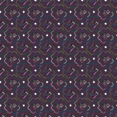 Geometrik dikişsiz desenlerin vektör çizimi, soyut duvar kağıdı arkaplanı