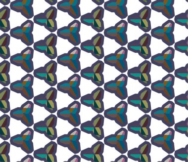 soyut geometrik dikişsiz arkaplan, vektör illüstrasyonu 