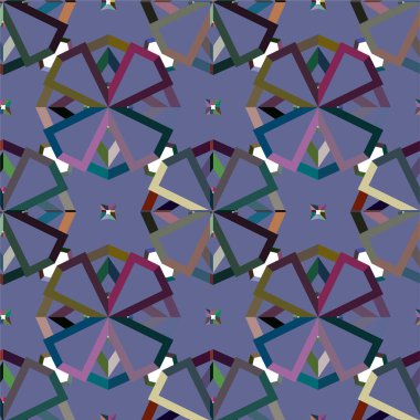 Kusursuz desenli dekoratif dekoratif şablon