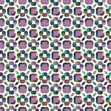 Geometrik dikişsiz desenlerin vektör çizimi, soyut duvar kağıdı arkaplanı 